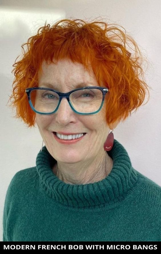french-bob-na-terceira-idade-pinterest tendências 2025 de cabelo curto