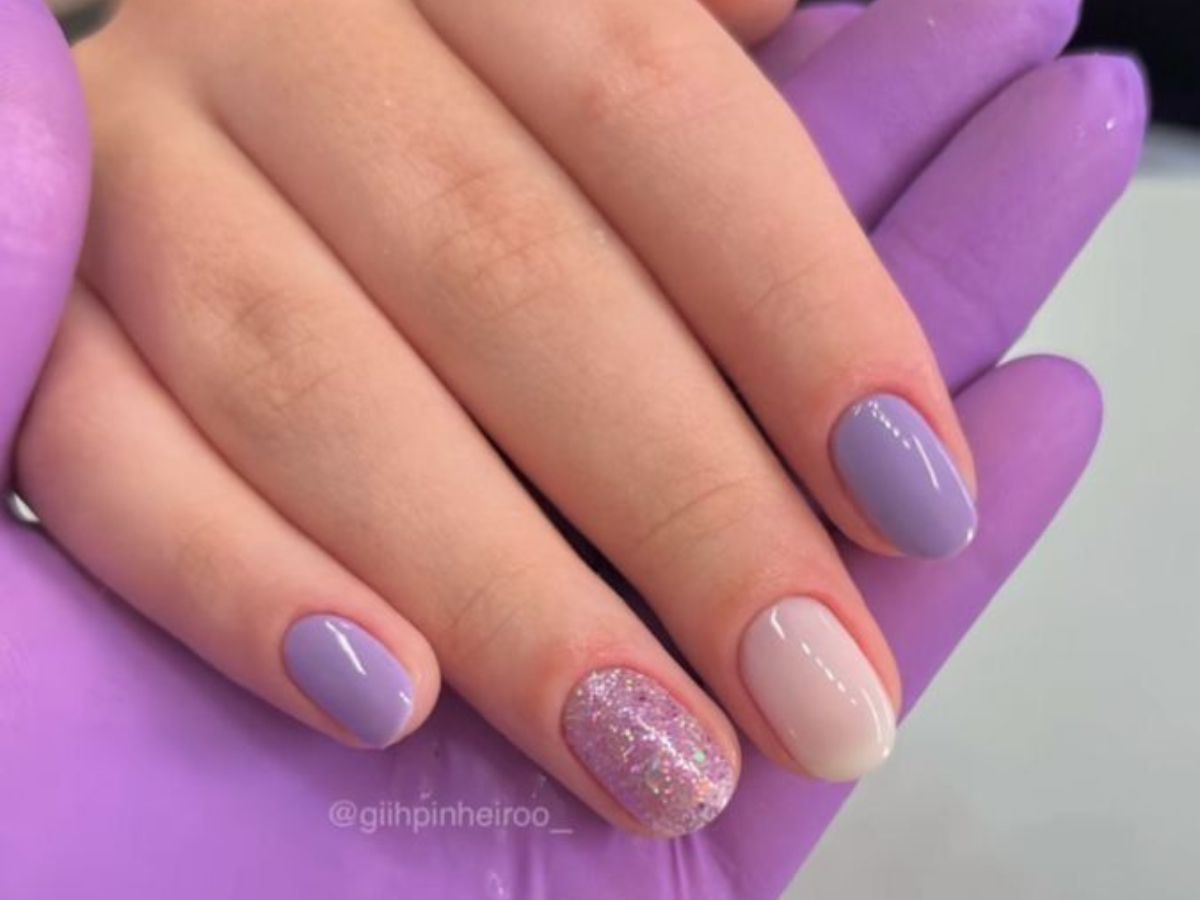 unhas para batizado